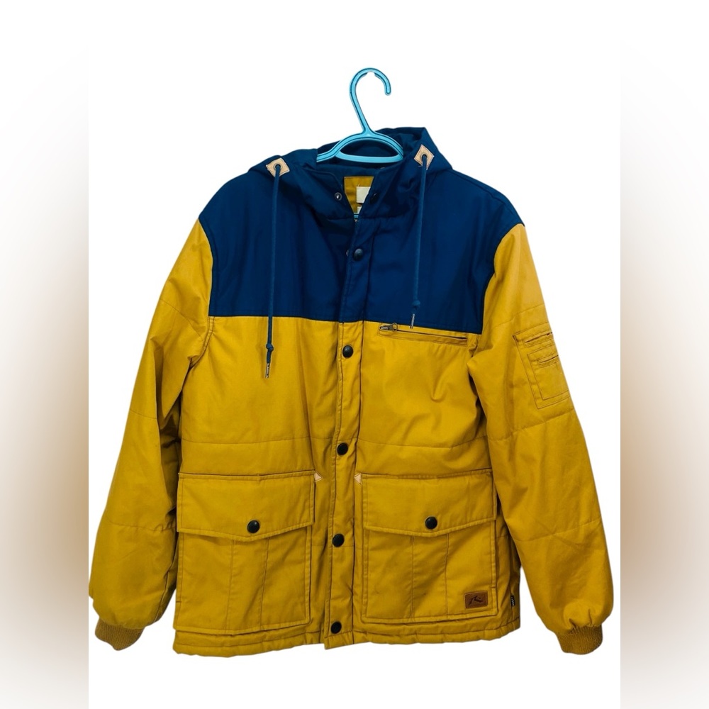 Rusty Hooded Jacket Heavy Duty Workwear Warm & Durable Outdoor Coat size small